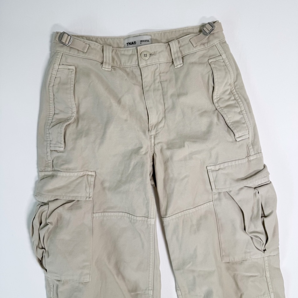 Aritzia TNA Supply Beige Cargo Pant Size 0 - Picture 6 of 15